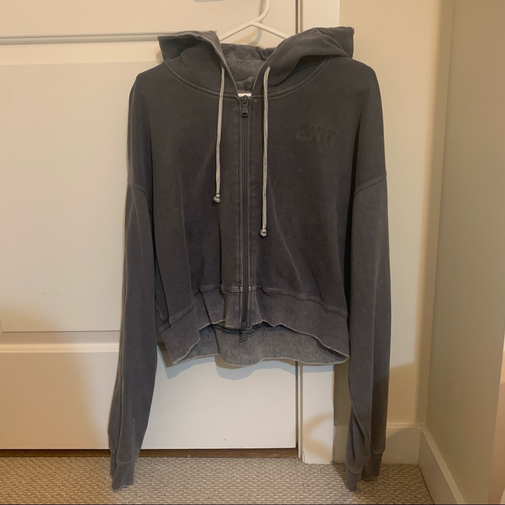 Kith women zip up hoodie